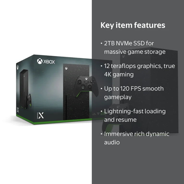 Microsoft Xbox Series X 2TB Video Game Console - Galaxy Black Special Edition