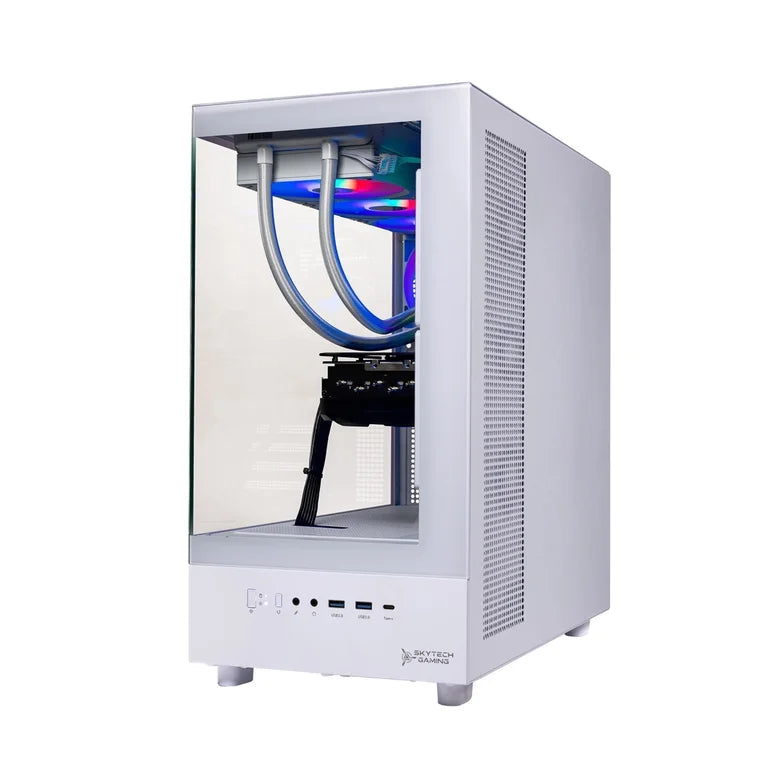 Skytech Gaming Azure 3 Gaming PC, Intel Ultra 7 270K PLUS 5.4GHz, NVIDIA RTX 5060 Ti 32GB VRAM, 2TB Gen4 NVMe SSD, 32GB DDR5 RAM 6000, 850W GOLD ATX 3 PSU, 360 ARGB AIO , WI-FI 6, Windows 11, Desktop