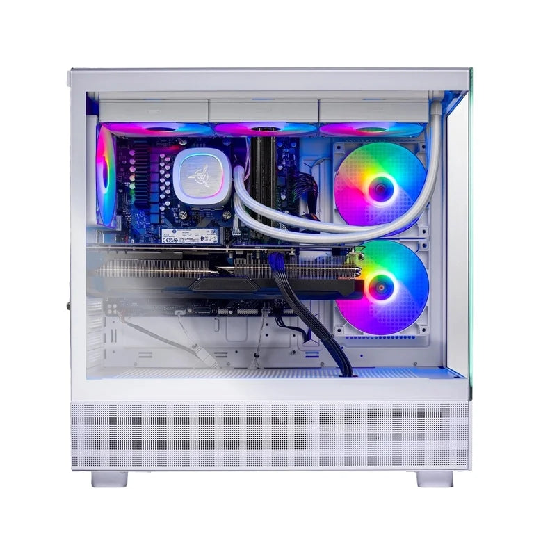 Skytech Gaming Azure 3 Gaming PC, Intel Ultra 7 270K PLUS 5.4GHz, NVIDIA RTX 5060 Ti 32GB VRAM, 2TB Gen4 NVMe SSD, 32GB DDR5 RAM 6000, 850W GOLD ATX 3 PSU, 360 ARGB AIO , WI-FI 6, Windows 11, Desktop